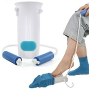 Sock Aids For Putting On Socks Device With Foam Handles, sock pullers for seniors, Sock Assistant Device No Bending For Seniors, Elderly,Pregnant,Diabetics